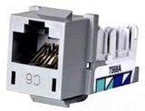 Hubbell HXJ6GY25 XCELERATOR Series RJ Jack, CAT6, 8 Position, Universal 586A/B Wiring, Gray (Pack of 25)