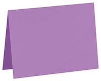 #17 Mini Folded Card (2 9/16 x 3 9/16) - Bright Violet (50 Qty.) | Perfect for Flower Cards, Place Cards, Notes, Invitation Inserts, Personal Stationery and More! | 5080-VIO-50