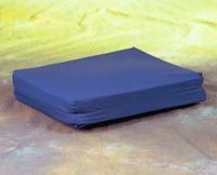 Wheelchair Cushion - 16"x18"x2" Convoluted Foam Cushion with Washable Navy Cover. Made in The USA