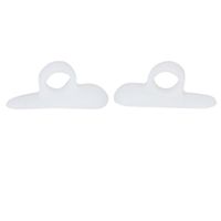Pro11 Wellbeing Toe Crests Gel - Helps Hammer, Claw and Mallet Toes.1 Pair Two Sizes X-Large/White
