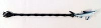 Hand Painted Back Scratcher Blue Shark 18"