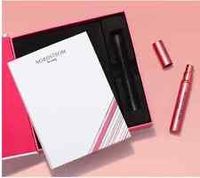Stationery Box with "Beauty" Notepad and Unfilled Perfume Atomizer Gift Set