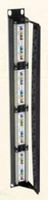 Allen Tel Products AT66-PNL-AGL24 24 Ports, 568A / 568B Wiring, 1 Rack Unit, 110 Termination Category 6 Patch Panel