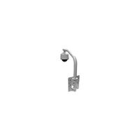 Pelco Camera Dome mounting kit - Parapet mountable, Wall mountable - Outdoor - Gray Polyester Powder Coat