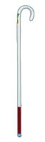 Essential Medical Supply Wood Blind Cane with Red End and Metal Tip