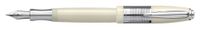 Laban Genghis Khan Ivory ST Fine Point Fountain Pen - LRN-F987-IVF
