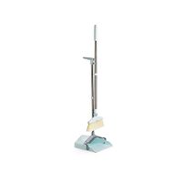 Broom and Dustpan With Long Handle Telescopic Up Extra Long Handle Rotatable Plastic Broom Set Non-Slip Handle Stainless Steel Rod Magic Broom And Dustpan Used For Room Schools Garden