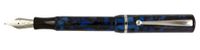 Edison Beaumont Sapphire Flake with 18K Gold Nib Broad Point Fountain Pen - ED-BEAU-SF-18B