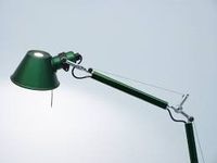 Artemide TOLOMEO Micro Table Lamp Metal Green LED Included Design Italy 1987