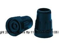 Carex Replacement Cane Tips, Cane Tips Blk.875 in, (1 PACK, 2 EACH)