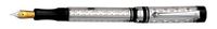 Laban Germana Double Square Pattern Medium Point Fountain Pen - LDF-F109SS