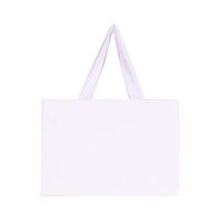 16Pcs Distingué Bag 9X4X6.3" 250g Sturdy Durable 250g Thick Gift Bag, Small Gift Bag with Cotton Handles, Perfect for Party Gift Bags,Wedding Gift Bags (XS White),