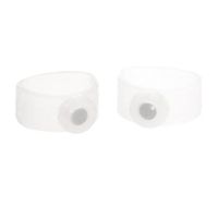 SUPVOX 2pcs Foot Massage Ring Slimming Health Silicon Magneticr Massge Relax Toe Ring Toe Separator for Men and Women Pain Relief