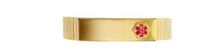 Mens Ion Gold Medical Alert ID Expansion Bracelet