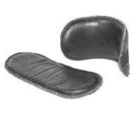 Thomas Fetterman Padded Leather Forearm Crutch Cuff Inserts, Black, Pair