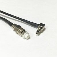 FME Female Jack Connector Switch CRC9 Right Angle Connector RG174 20CM 8" Adapter High Quality Ships Quickly From USA
