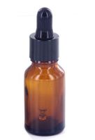 Amber Glass Round Dropper Bottle - 1/2oz