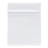 Plymor Zipper Reclosable Plastic Bags, 2 Mil, 3" x 3" (Pack of 200)