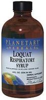 Loquat Respiratory Syrup Planetary Herbals 4 oz Liquid