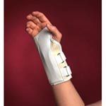 Scott Specialties Canvas Cock-Up Wrist Splint - Left, Medium 6" Length - Model 3957L-MED - Each