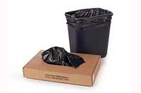 23 X 17 X 46" 1.30 Mil 40-45 Gallon Black Trash Bags (125 Bags) - Laddawn 4259