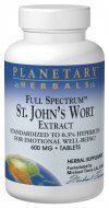 Full Spectrum St. Johns Wort Extract Planetary Herbals 120 Tabs