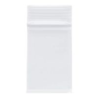 Plymor Heavy Duty Plastic Reclosable Zipper Bags, 4 Mil, 2" x 3" (Pack of 500)
