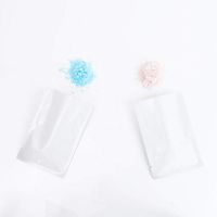 White Glossy Heat-Sealable Portable Open-Top Mylar Single-Serving Sample Packets (0.28 oz (2.4" x 3.5"))