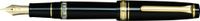 Sailor Professional Gear Realo Black Gold Trim 21K Gold Medium Point Fountain Pen - 11-3926-420