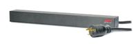 APC Rack Mount PDU, Basic 208V/20A, (12) Outlets, 1U Horizontal Rackmount (AP9566)