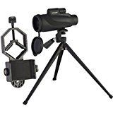 Monocular Spotting Scope Kit | Compact, Non-Slip & Waterproof Rubber Grip | Premium Optical Lens for Clear Views & 12x50 Zoom | for Hiking, Hunting, Birdwatching | Tripod and Phone Mount Included!>