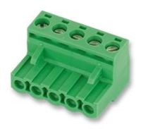 PHOENIX CONTACT 1757035 TERMINAL BLOCK PLUGGABLE, 4POS, 24-12AWG (1 piece)