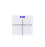 Bathroom Floor Scales Smart Household Electronic Digital Body bariatric Display Division Value 180kg=400lb/0.1kg,White