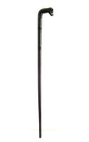 Skull Skeleton Head Wood Walking Stick Walking Cane - Handcarved Collector's Quality