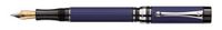 Laban German Rubber Blue Medium Point Fountain Pen - LDF-F101RBBL