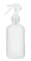 Apothecary Frosted Glass Mist Bottle with Clear Mist Nozzle