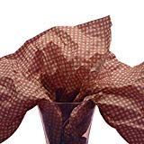 10ct Red & Kraft Brown Gingham Checkered Tissue Paper Gift Wrapping 20"x30" Sheets nfLG -1028