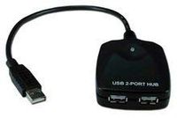 Rontech USA USB 2.0 2-Port USB Mini Hub Splitter