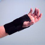 Darco Black Foam Wrist Splint Left Medium - Model 451-4010-40L - Each