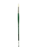 Grumbacher Gainsborough Round Oil and Acrylic Brush, Hog Bristle, Size 6 (1271R.6)