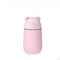 LC_Kwn Humidifiers for Room Bedroom, Cool Mist Ultrasonic Air Humidifier for Home Whole House Babies Room (Color : Pink)