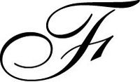 J.Herbin H403 Brass Seal for Sealing Wax Script Old Style Font 15/16" Diameter (Letter F)