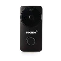 Wi-Fi Enabled Video Doorbell, HD 720P WiFi Smart Video Doorbell with PIR Motion Detection, Two-Way Talk, Night Vision, Real-time Video