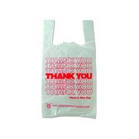 Sweet Paper 18830THYOU Plastic Thank You T Sacks, 18" x 8" x 30" (18830THYOU) Category: Carryout Bags