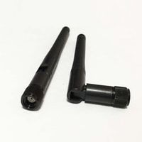 2X 433Mhz Antenna 2dBi With RP SMA Male Connector Rotation Omni Antenna Size L 106mm High Quality Ships Quickly From USA