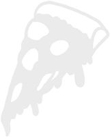 hBARSCI Pizza Vinyl Decal - 5 Inches - for Cars, Trucks, Windows, Laptops, Tablets, Outdoor-Grade 2.5mil Thick Vinyl - White