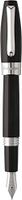 Montegrappa Fortuna Black Resin Palladium Trim Broad Point Fountain Pen - ISFOR5PC