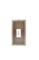 Paper Drawer Box Brown Gift Wrapping Boxes Soap Jewelry Candy Wedding Party Favors Gift Packaging Boxes with Removable Insert (2 small cases) and Plastic Cover, 8 Packs