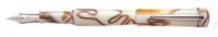 Laban Scepter Ivory Brown Medium Point Fountain Pen - LRN-F687-IBRE