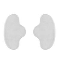 Artibetter 2pcs Silicone Facial Chin Pad Anti-Wrinkle Patches Reusable Invisible Pad Prevent Face Wrinkle